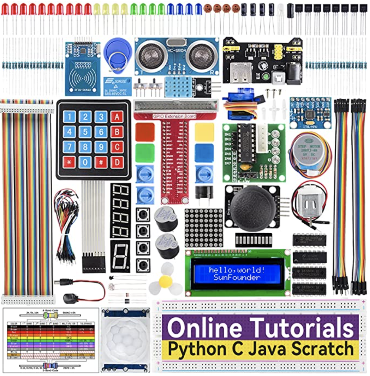 SunFounder Da Vinci Raspberry Pi Starter Kit